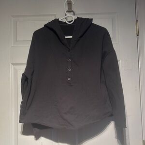 Alexander Wang Charcoal Hoodie Sweatshirt